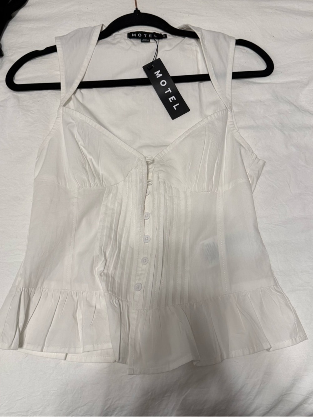 Motel Rocks Arata Top White - Picture 2 of 2